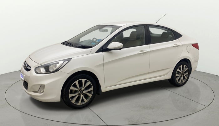 2014 Hyundai Verna FLUIDIC 1.6 CRDI SX, Diesel, Manual, 73,918 km, Left Front Diagonal