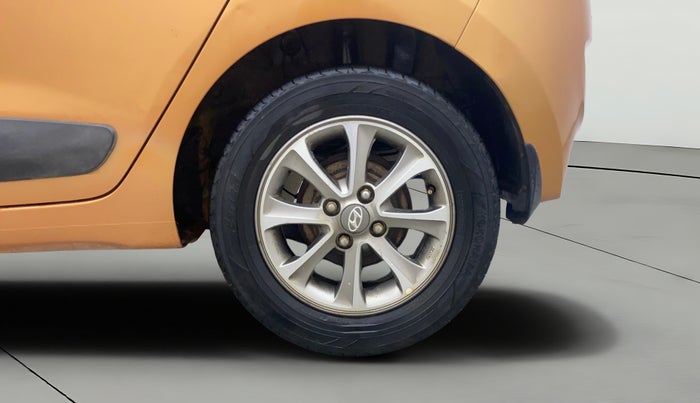 2015 Hyundai Grand i10 ASTA (O) 1.2 KAPPA VTVT, Petrol, Manual, 90,736 km, Left Rear Wheel