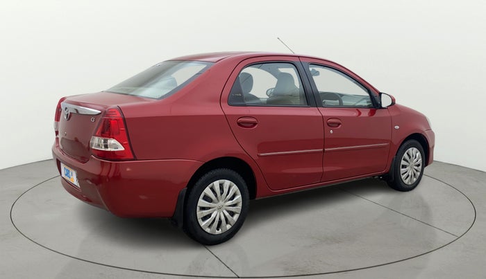 2013 Toyota Etios G, Petrol, Manual, 77,351 km, Right Back Diagonal