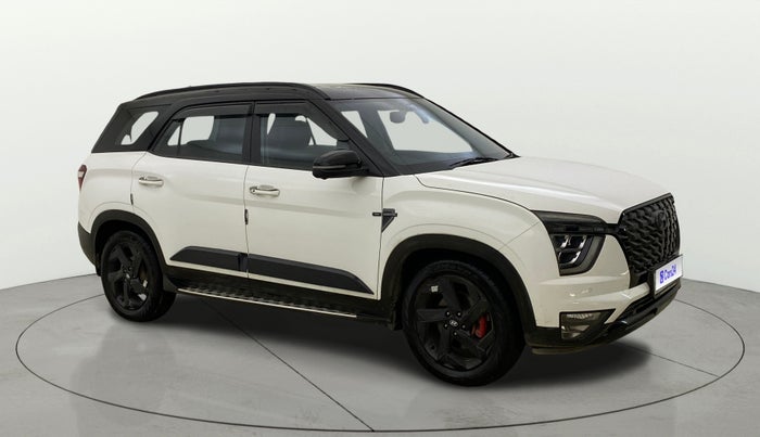 2023 Hyundai ALCAZAR  Signature (O) AE 7Str Diesel AT, Diesel, Automatic, 74,379 km, Right Front Diagonal