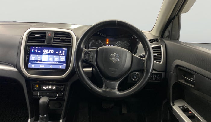 2020 Maruti Vitara Brezza VXI AT SHVS, Petrol, Automatic, 68,312 km, Steering Wheel Close Up