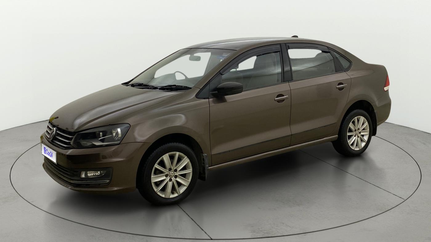 2015 Volkswagen Vento HIGHLINE PETROL AT, Petrol, Automatic, 20,273 km, Left Front Diagonal