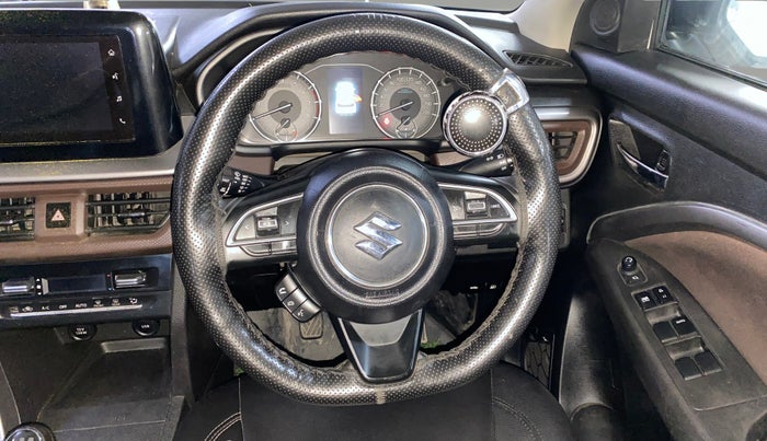 2022 Maruti BREZZA ZXI SMART HYBRID , Petrol, Manual, 77,810 km, Steering Wheel Close Up