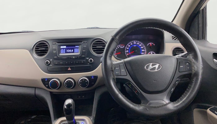 2015 Hyundai Grand i10 ASTA AT 1.2 KAPPA VTVT, Petrol, Automatic, 78,356 km, Steering Wheel Close Up