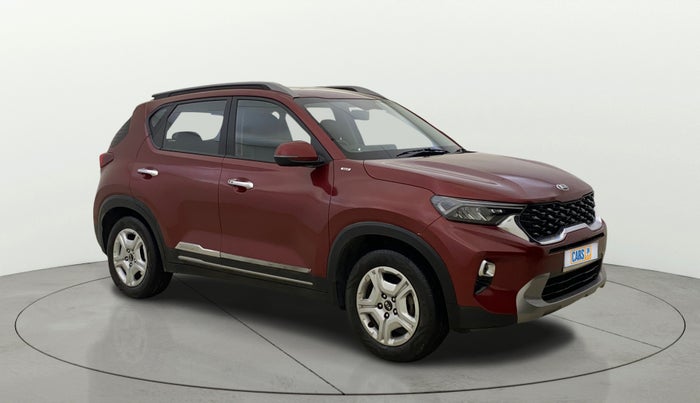 2021 KIA SONET HTX 1.0 IMT, Petrol, Manual, 53,981 km, Right Front Diagonal