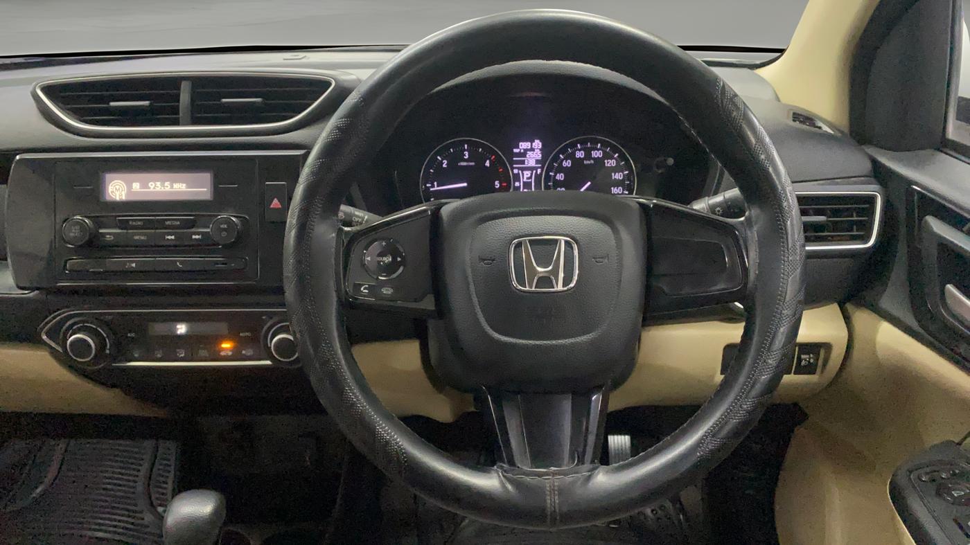 2018 Honda Amaze 1.5L I-DTEC V CVT, Diesel, Automatic, 89,202 km, Steering Wheel Close Up