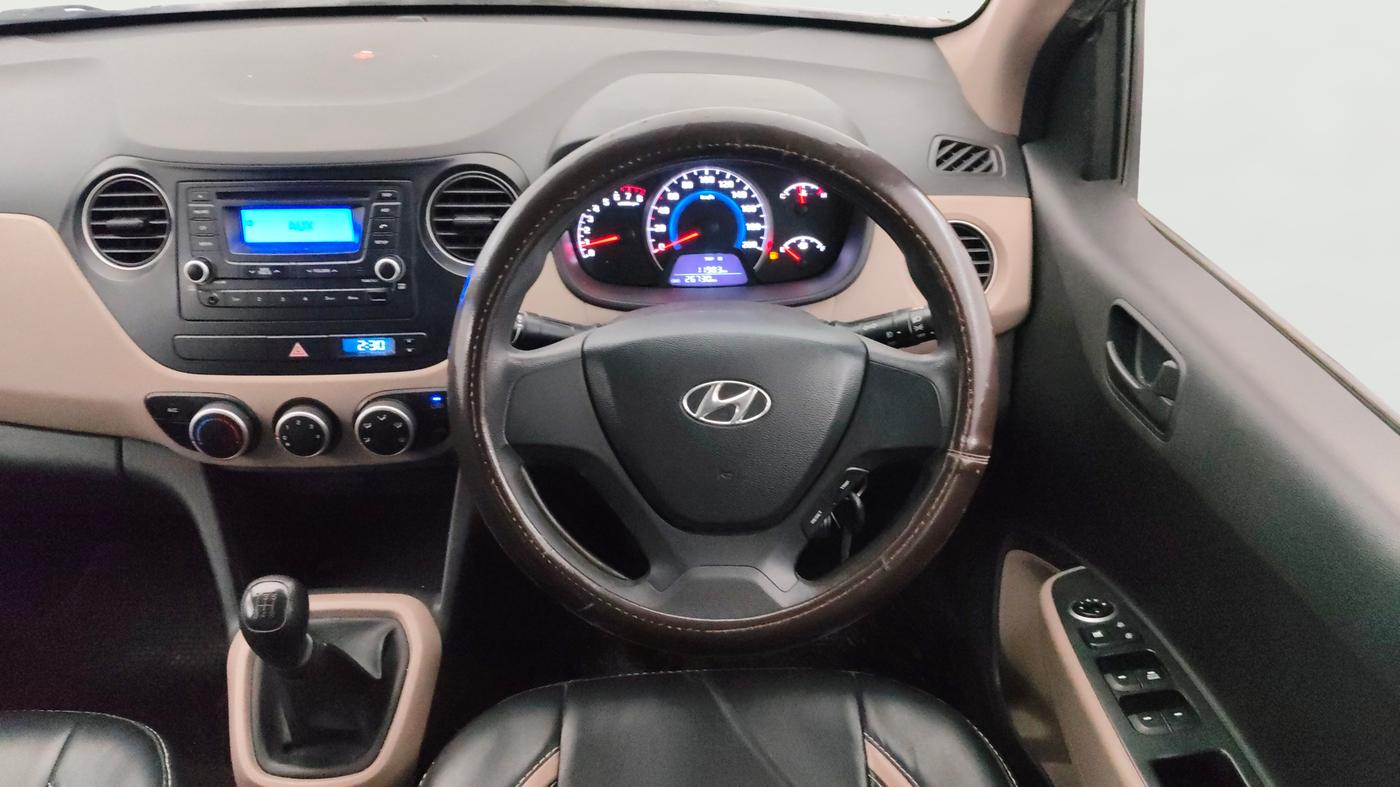 2015 Hyundai Grand i10 MAGNA 1.2 KAPPA VTVT, Petrol, Manual, 26,721 km, Steering Wheel Close Up