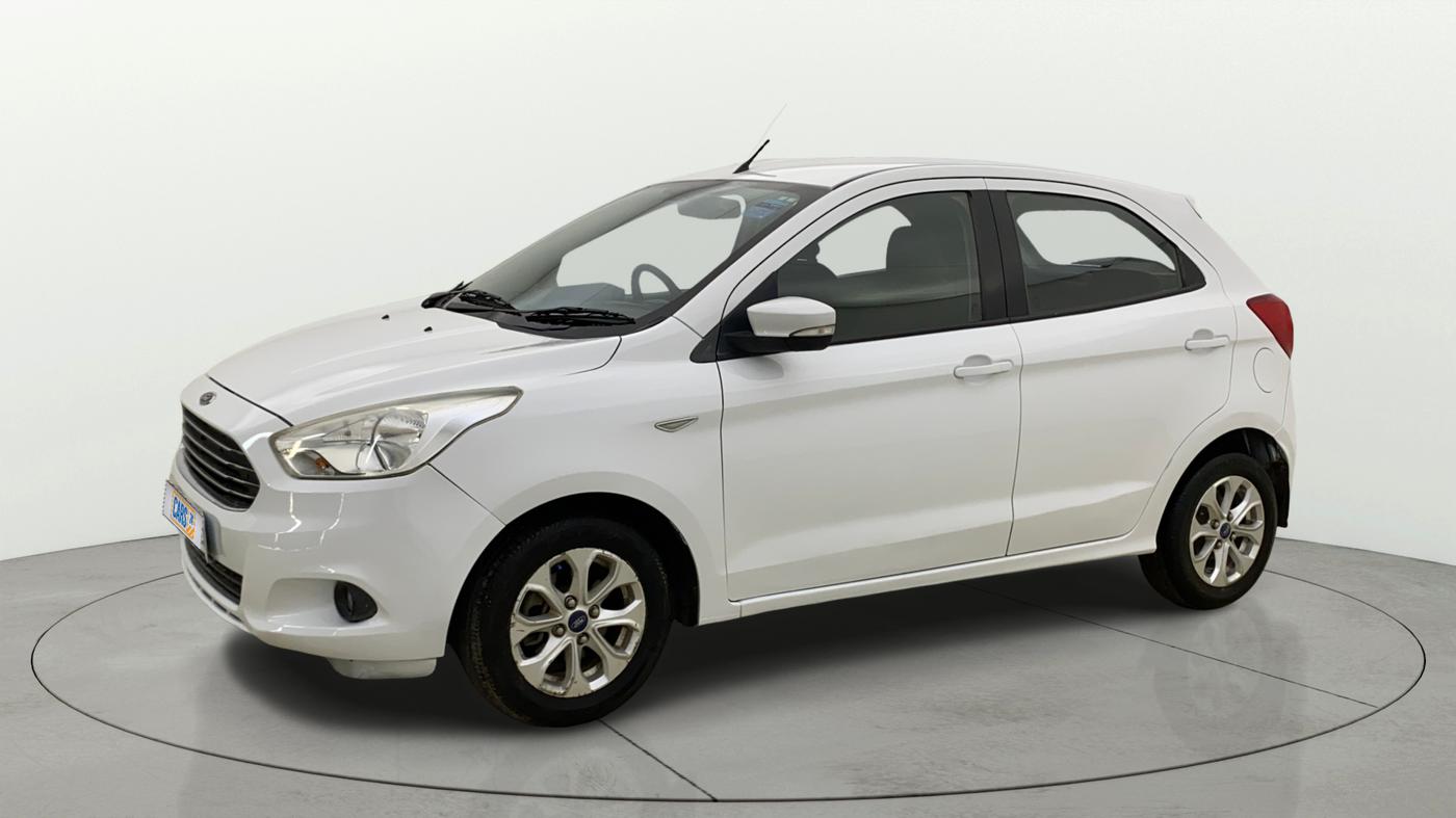 2017 Ford New Figo TITANIUM 1.2 PETROL MT, Petrol, Manual, 47,608 km, Left Front Diagonal