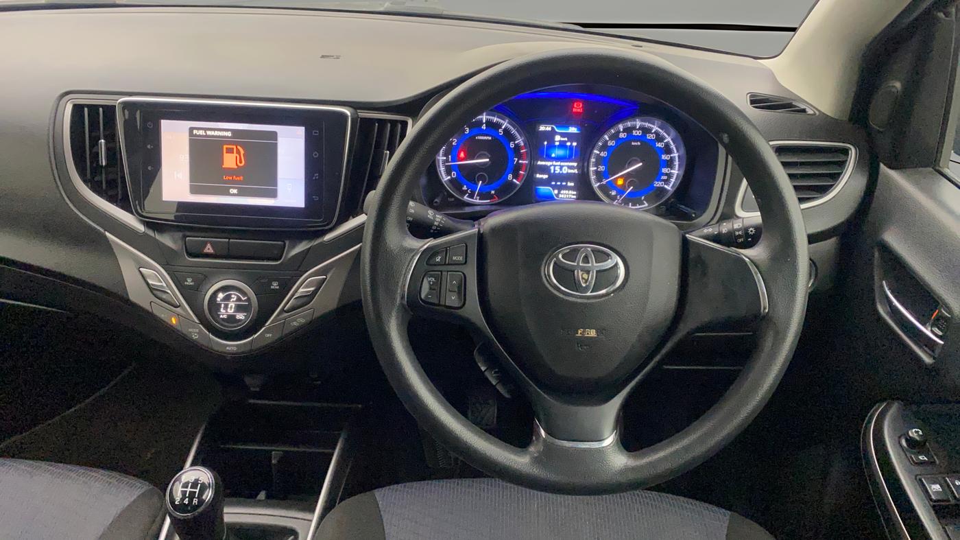 2021 Toyota Glanza G, Petrol, Manual, 36,173 km, Steering Wheel Close Up