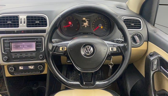 2015 Volkswagen Polo HIGHLINE1.2L, Petrol, Manual, 60,926 km, Steering Wheel Close Up
