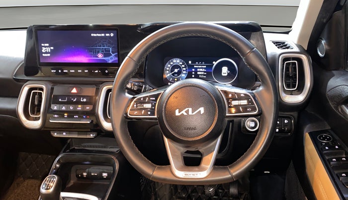2024 KIA SONET HTX PLUS 1.0 TURBO PETROL IMT, Petrol, Manual, 16,604 km, Steering Wheel Close Up