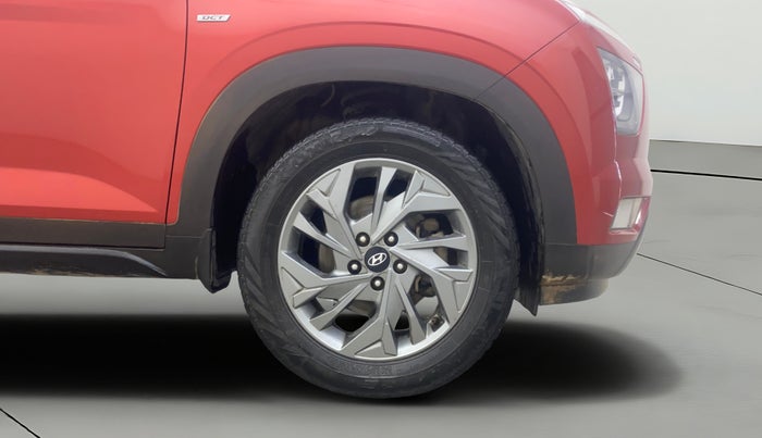 2021 Hyundai Creta SX (O) 1.4 TURBO DCT DUAL TONE, Petrol, Automatic, 64,701 km, Right Front Wheel