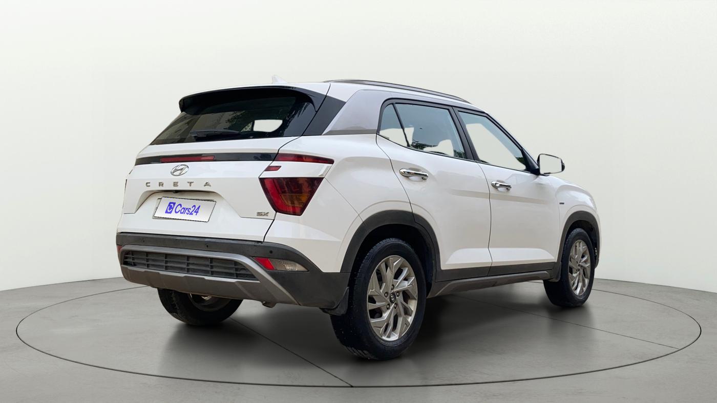2021 Hyundai Creta SX IVT 1.5 PETROL, Petrol, Automatic, 84,756 km, Right Back Diagonal