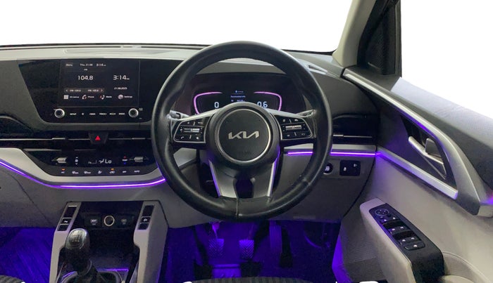 2022 KIA CARENS PRESTIGE PLUS 1.4 PETROL 7 STR, Petrol, Manual, 36,541 km, Steering Wheel Close Up