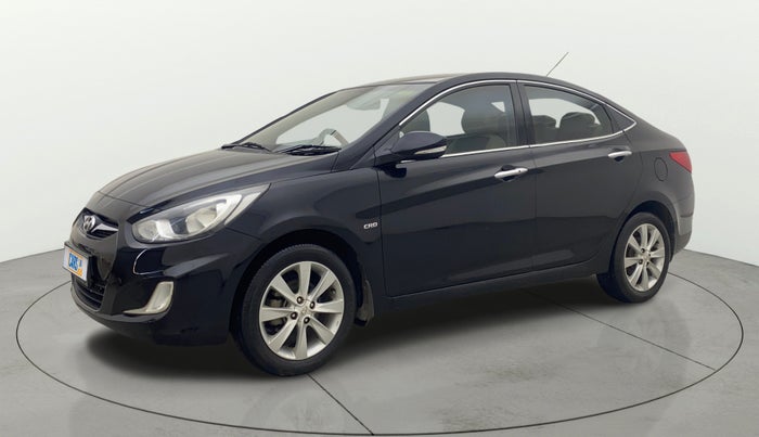 2013 Hyundai Verna FLUIDIC 1.6 CRDI SX, Diesel, Manual, 1,07,728 km, Left Front Diagonal