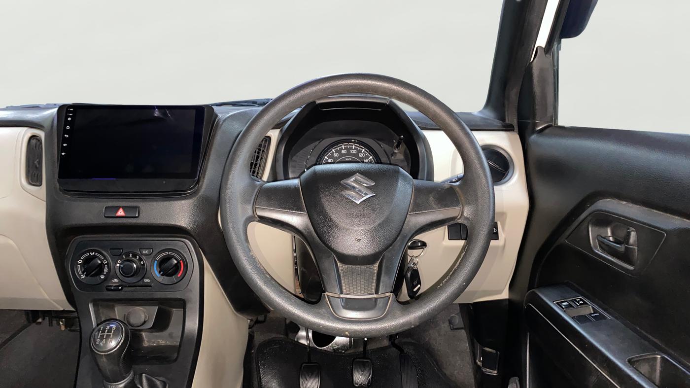 2021 Maruti New Wagon-R LXI 1.0, Petrol, Manual, 80,358 km, Steering Wheel Close Up