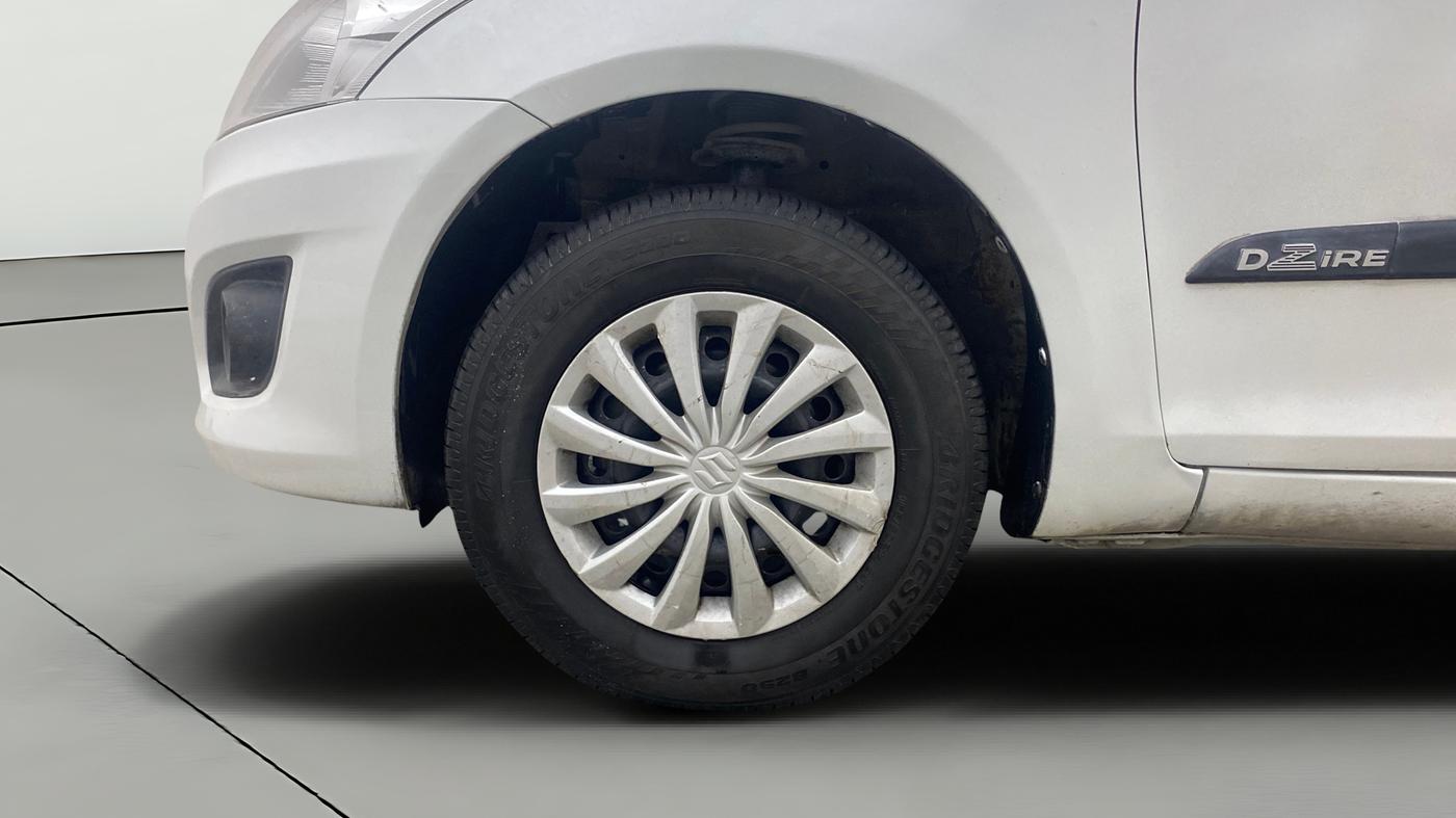2015 Maruti Swift Dzire VXI, Petrol, Manual, 52,374 km, Left Front Wheel