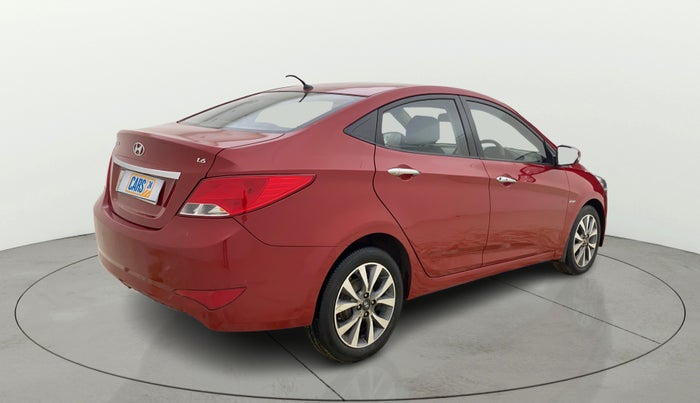 2015 Hyundai Verna FLUIDIC 4S 1.6 VTVT S(O), CNG, Manual, 1,04,380 km, Right Back Diagonal