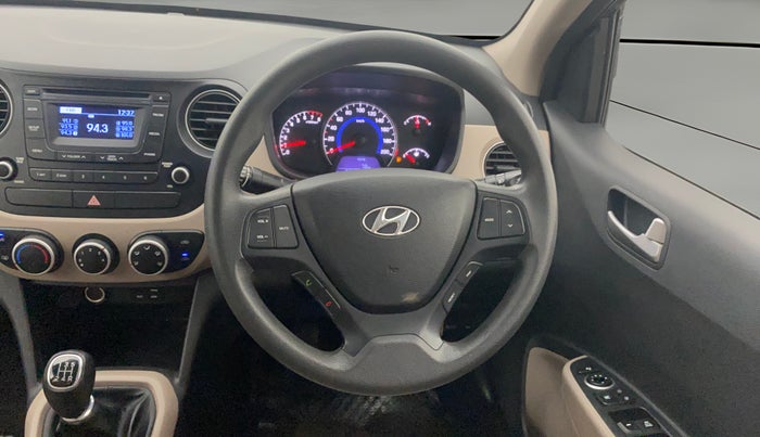 2015 Hyundai Grand i10 SPORTZ 1.2 KAPPA VTVT, Petrol, Manual, 29,847 km, Steering Wheel Close Up