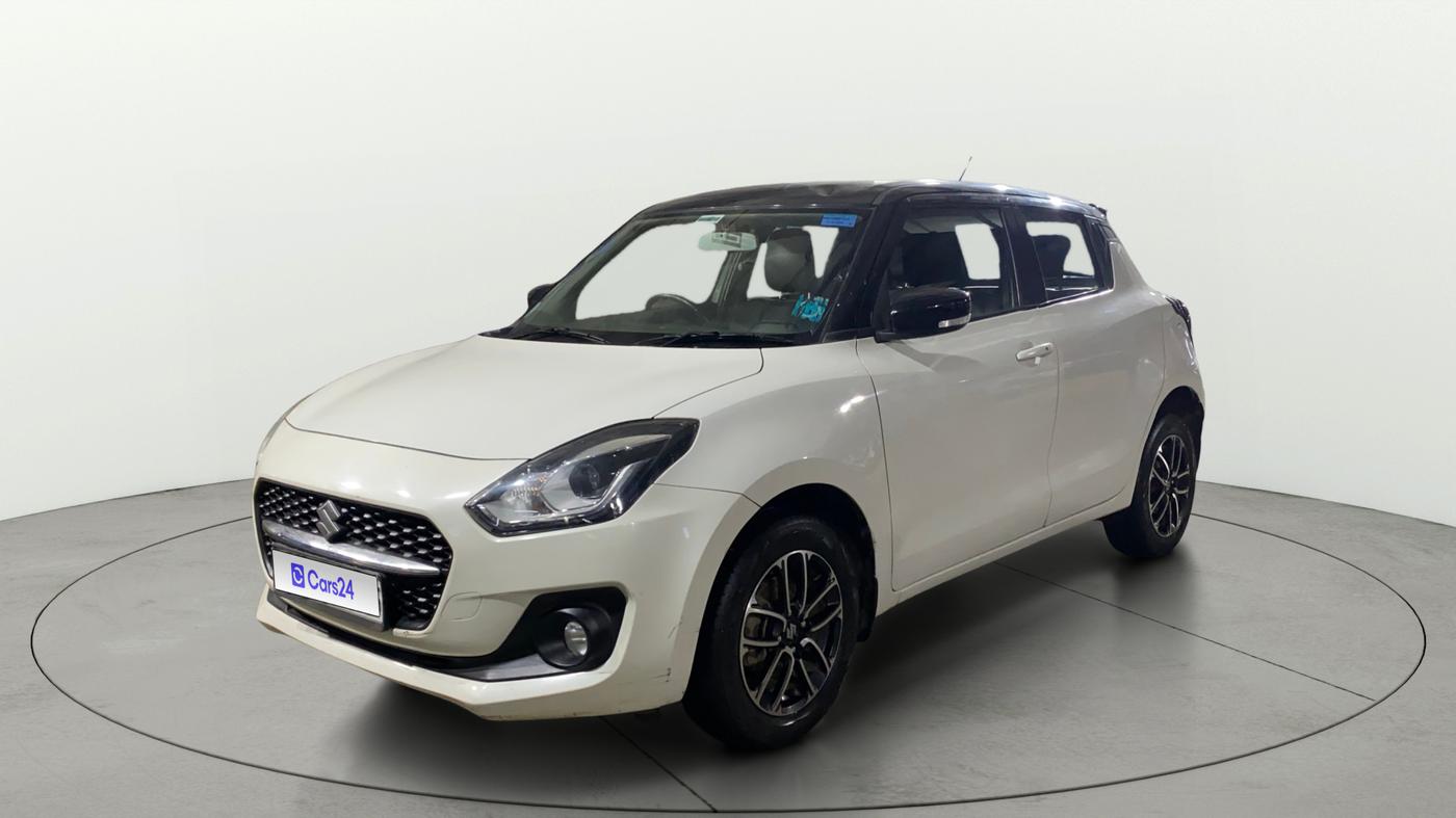 2023 Maruti Swift ZXI PLUS AMT DUAL TONE, Petrol, Automatic, 58,445 km, Left Front Diagonal