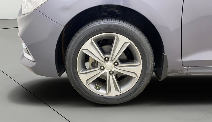 2018 Hyundai Verna 1.6 VTVT SX, Petrol, Manual, 74,967 km, Left Front Wheel