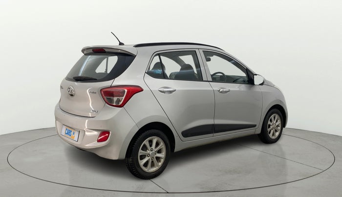 2014 Hyundai Grand i10 ASTA AT 1.2 KAPPA VTVT, Petrol, Automatic, 35,207 km, Right Back Diagonal