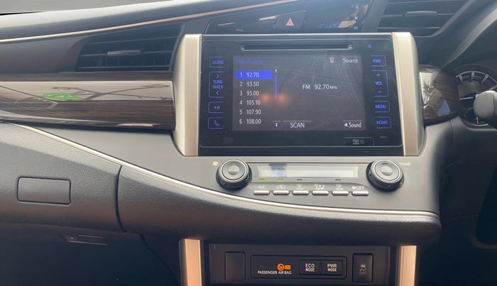 2016 Toyota Innova Crysta 2.7 ZX AT 7 STR, Petrol, Automatic, 51,020 km, Air Conditioner