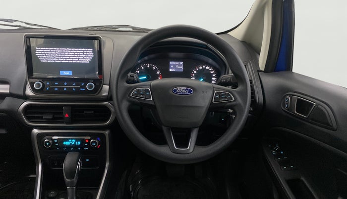 2019 Ford Ecosport TREND + 1.5L PETROL AT, Petrol, Automatic, 40,712 km, Steering Wheel Close Up