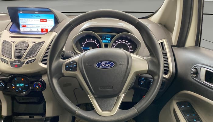 2017 Ford Ecosport TITANIUM 1.5L PETROL, CNG, Manual, 68,325 km, Steering Wheel Close Up