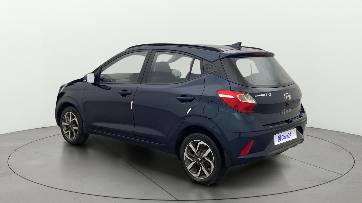 2022 Hyundai GRAND I10 NIOS SPORTZ 1.0 TURBO GDI, Petrol, Manual, 35,481 km, Left Back Diagonal