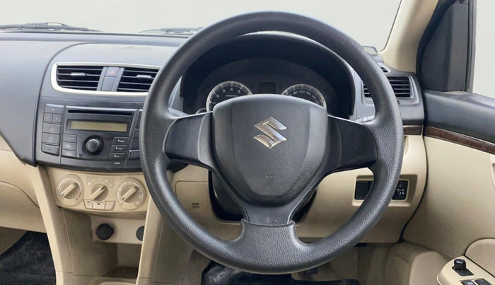 2013 Maruti Swift Dzire VXI, Petrol, Manual, 1,07,058 km, Steering Wheel Close Up