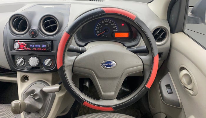 2015 Datsun Go T, Petrol, Manual, 25,845 km, Steering Wheel Close Up