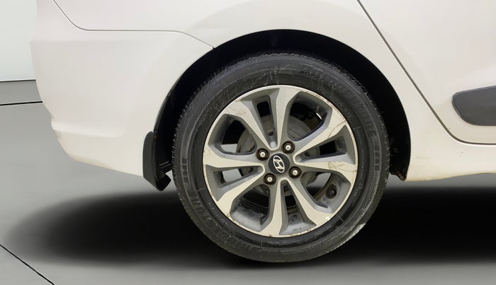 2015 Hyundai Xcent SX 1.2 (O), CNG, Manual, 1,15,519 km, Right Rear Wheel