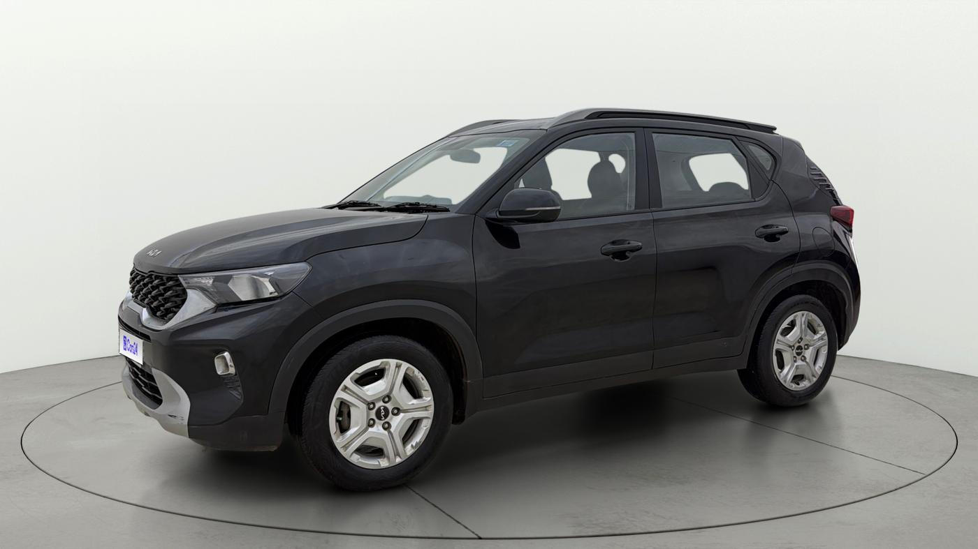 2022 KIA SONET HTK PLUS 1.2, Petrol, Manual, 1,29,073 km, Left Front Diagonal