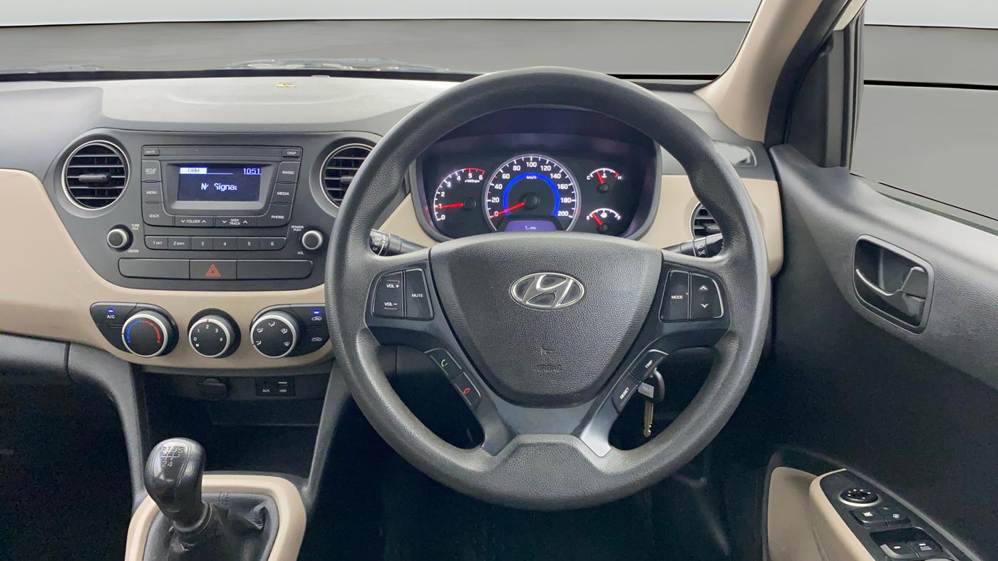 2018 Hyundai Grand i10 MAGNA U2 1.2 CRDI, Diesel, Manual, 50,958 km, Steering Wheel Close Up