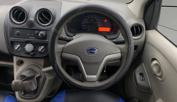 2015 Datsun Go Plus T, Petrol, Manual, 51,314 km, Steering Wheel Close Up