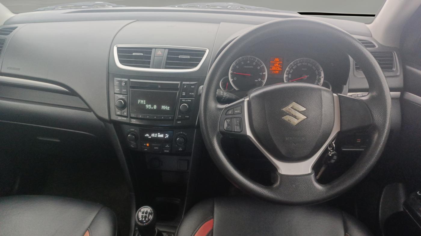 2013 Maruti Swift ZXI, Petrol, Manual, 66,222 km, Steering Wheel Close Up