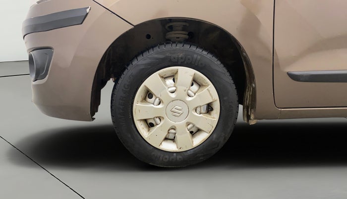 2013 Maruti Wagon R 1.0 LXI, Petrol, Manual, 53,943 km, Left Front Wheel