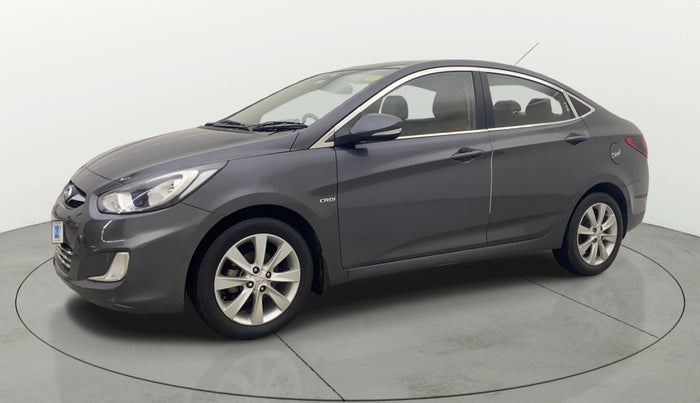 2012 Hyundai Verna FLUIDIC 1.6 CRDI SX, Diesel, Manual, 94,556 km, Left Front Diagonal