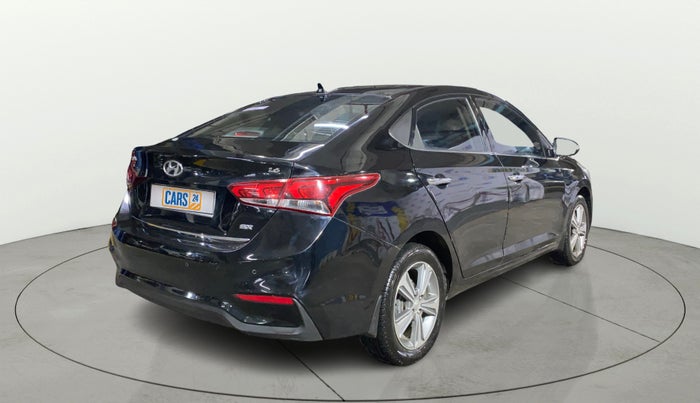 2019 Hyundai Verna 1.6 VTVT SX + AT, Petrol, Automatic, 77,010 km, Right Back Diagonal