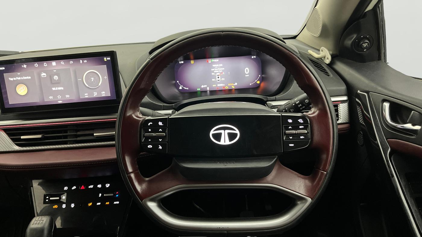 2024 Tata Curvv Accomplished S 1.2 Petrol 6MT, Petrol, Manual, 28,402 km, Steering Wheel Close Up