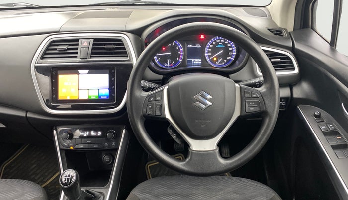 2021 Maruti S Cross ZETA 1.5, Petrol, Manual, 80,803 km, Steering Wheel Close Up
