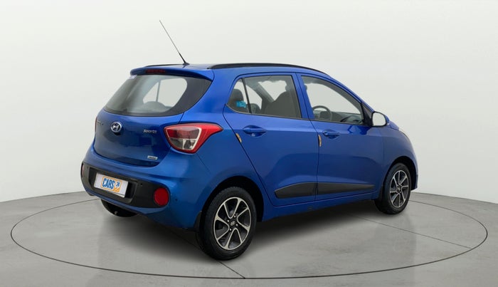 2017 Hyundai Grand i10 SPORTZ (O) AT 1.2 KAPPA VTVT, Petrol, Automatic, 54,807 km, Right Back Diagonal