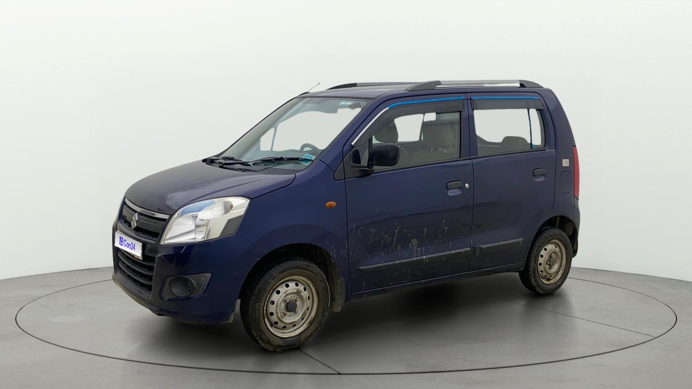 2018 Maruti Wagon R 1.0 LXI CNG, CNG, Manual, 29,874 km, Left Front Diagonal