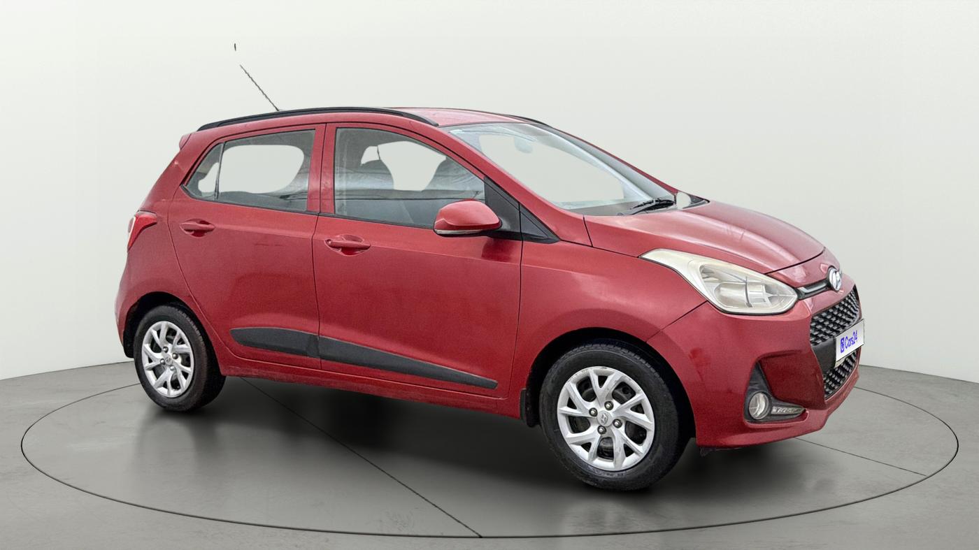 2017 Hyundai Grand i10 ASTA (O) 1.2 KAPPA VTVT, Petrol, Manual, 90,141 km, Right Front Diagonal
