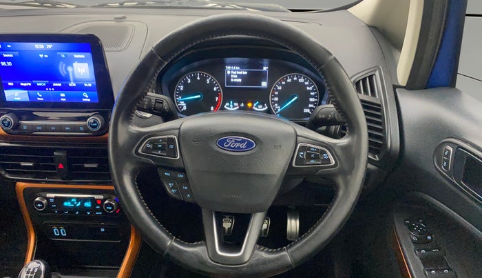 2020 Ford Ecosport TITANIUM 1.5 SPORTS(SUNROOF) PETROL, Petrol, Manual, 74,914 km, Steering Wheel Close Up