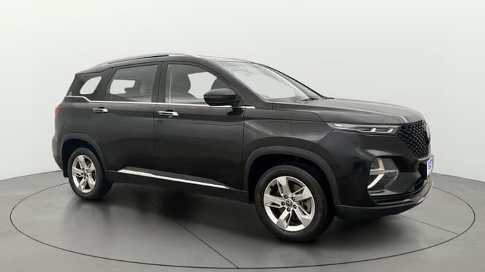 2021 MG HECTOR PLUS SUPER 1.5 PETROL TURBO HYBRID MT 7-STR, Petrol, Manual, 45,464 km, Right Front Diagonal