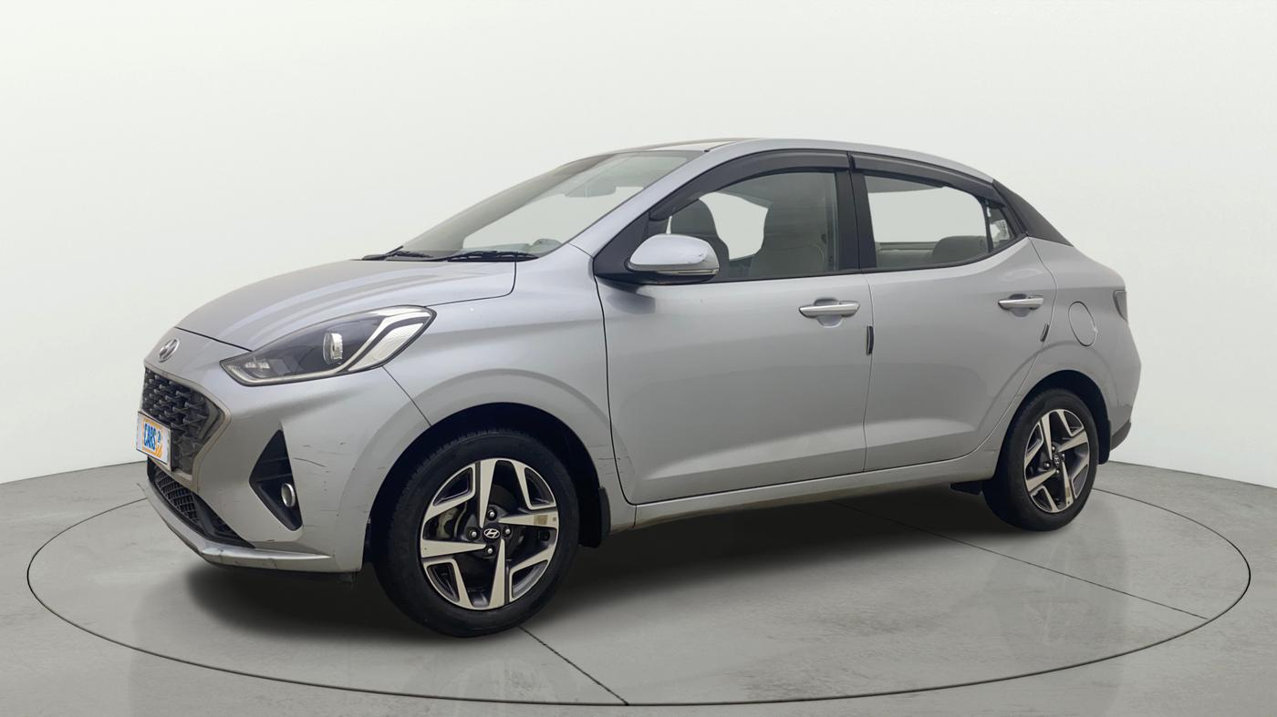 2021 Hyundai AURA SX PLUS 1.2 AMT, Petrol, Automatic, 33,045 km, Left Front Diagonal