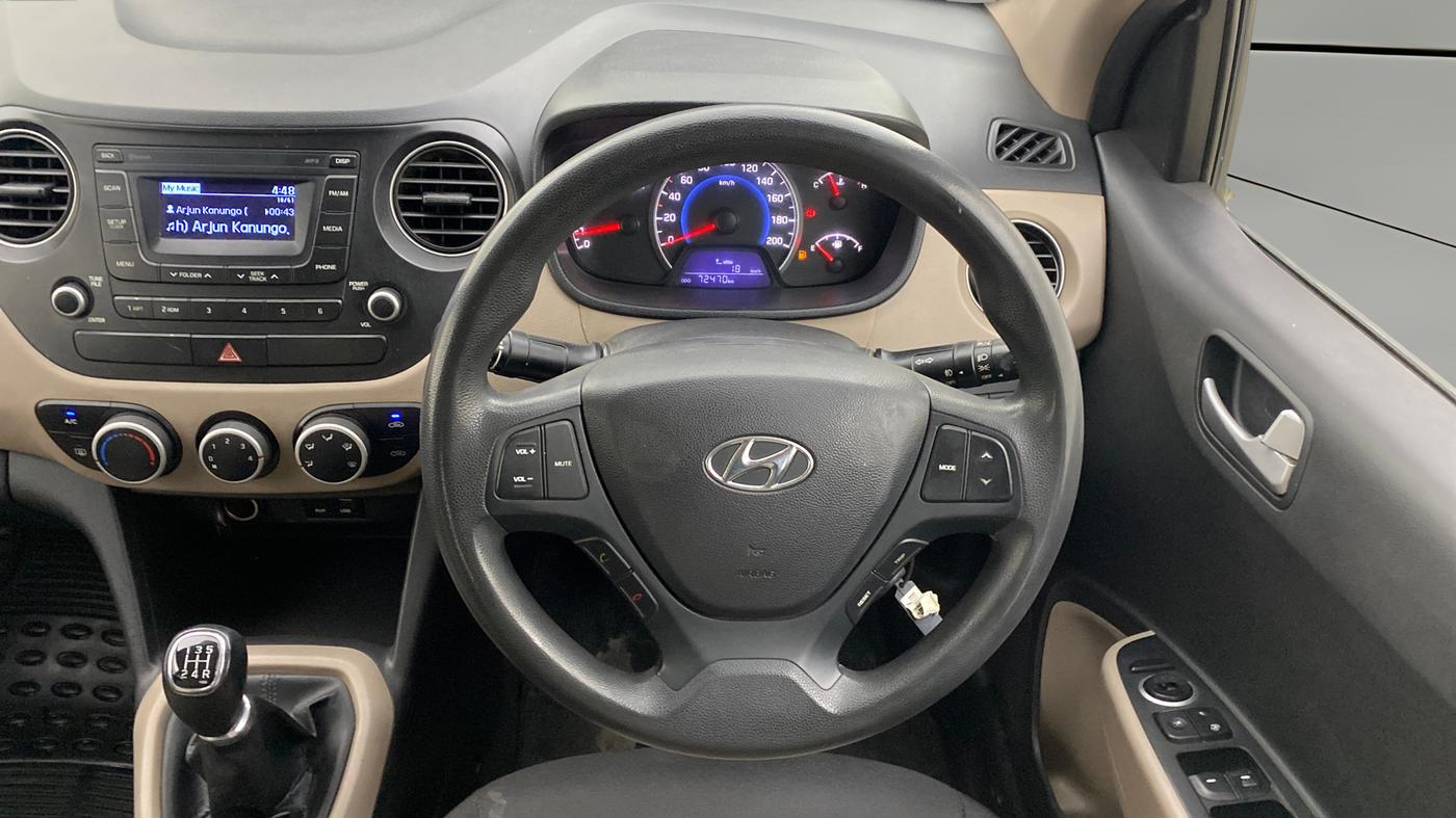 2016 Hyundai Grand i10 SPORTZ 1.2 KAPPA VTVT, Petrol, Manual, 72,483 km, Steering Wheel Close Up