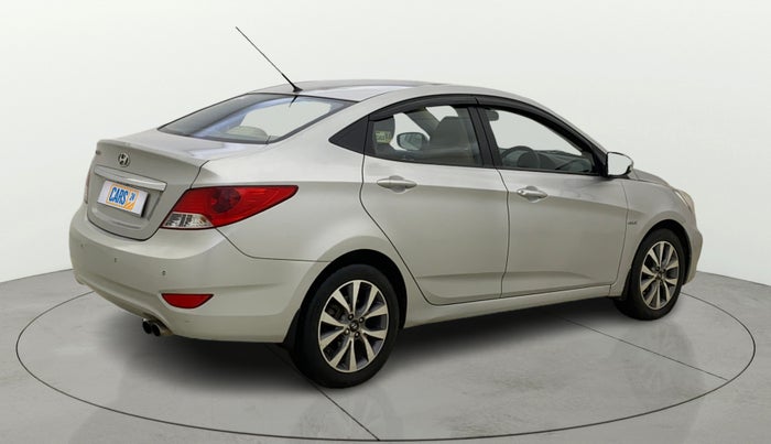 2014 Hyundai Verna FLUIDIC 1.4 CRDI CX, Diesel, Manual, 1,08,392 km, Right Back Diagonal